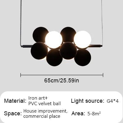 Decorbites™ Abstracta Hängeleuchte: Stilvolle Designer-Stoff-Leuchter für Zuhause, Büro und Essbereich
