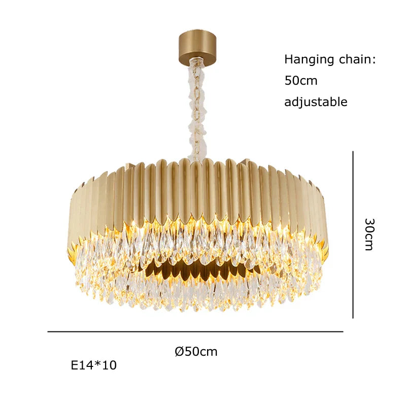 Decorbites™ Kristall-Wassertropfen-Anhängerleuchten: Elegante LED dimmbare Lampen für Esszimmer und Eingangsbereich