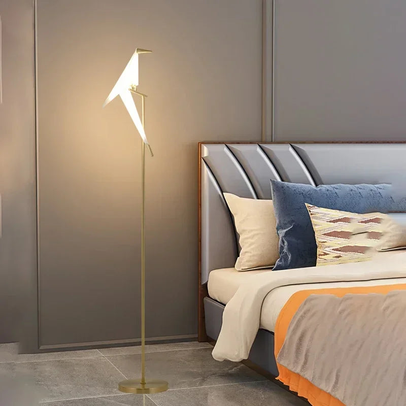 Decorbites™ LED-Vogellampe für Boden, für Wohnzimmer & Schlafzimmer