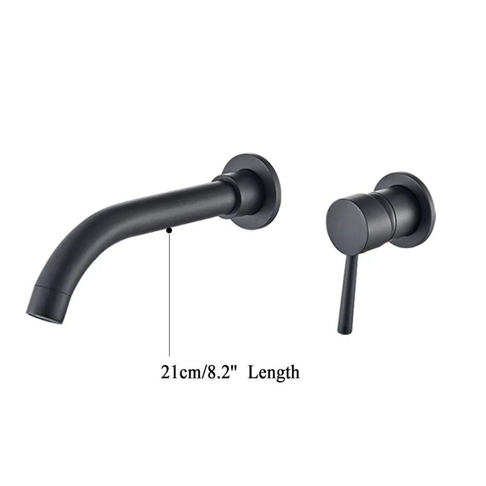 Gold Brass Wall Faucet
