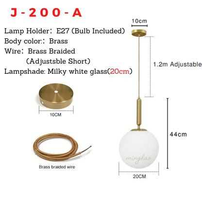 Decorbites™ Glas-Kugeln-LED-Kronleuchter – Minimalistisches nordisches Kunstwerk für Zuhause, Restaurant, Bar und Schlafzimmer