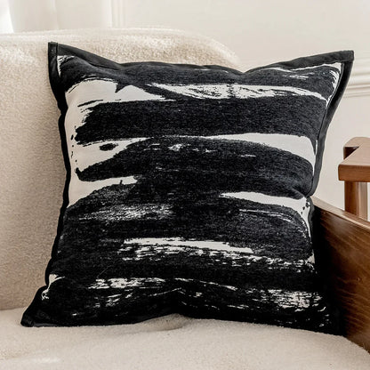 DecorBites™ Geometric Jacquard Cushion Cover 45*45 Modern Design Sense Pillowcase