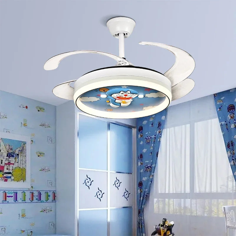 Decorbites™ dimmbare Smart-Home-LED-Deckenventilatorleuchte mit Fernbedienung