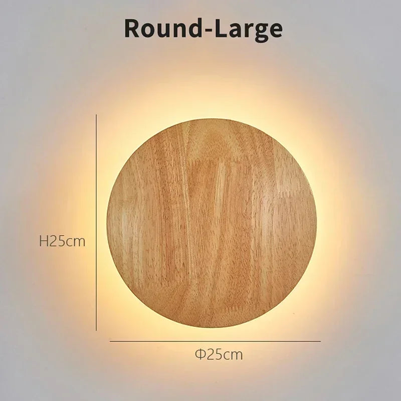 Decorbites™ LED-Holz-Wandleuchten Modern Minimalistisches Wohnzimmer-Schlafzimmer-Dekor
