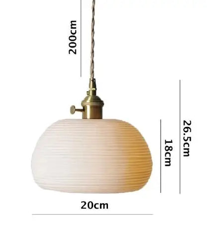 Decorbites™ Glas-Hängeleuchten für Schlafzimmer Wohnzimmer Esszimmer Stil Armaturen