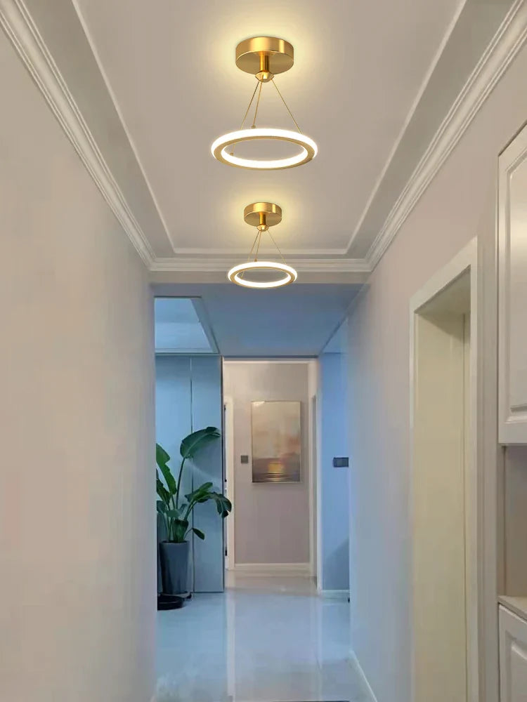 LED Modern Chandelier A Style Gold Tricolor