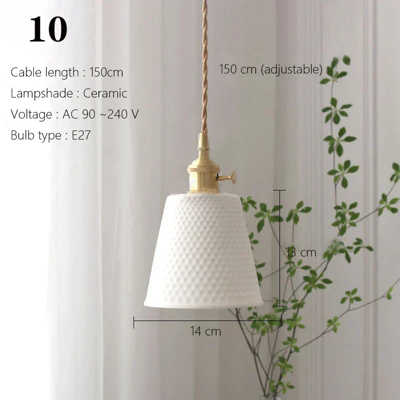 Scandinavian Ceramic Pendant Light