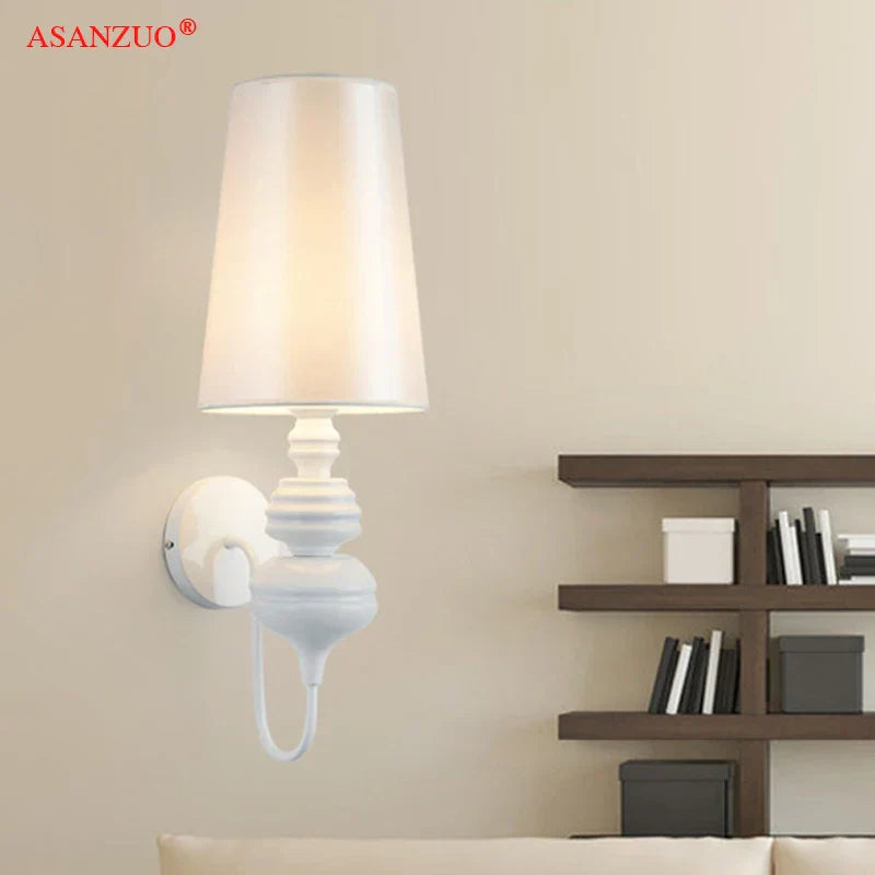 DecorBites™ Guards Wall Lamps: Gold Silver Black White Decor Lighting Fixture for Hotel Home.