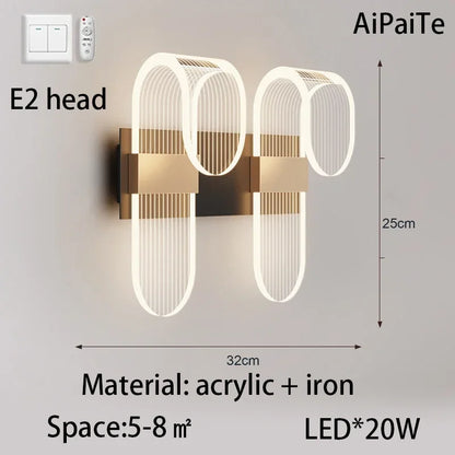 DecorBites™ Acrylic Lustre Chandelier for Living Room, Bedroom, Kitchen - Hanging Ceiling Lamps
