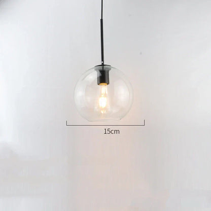 DecorBites™ Glass Ball LED Pendant Lights for Chic Home Decor and Lighting