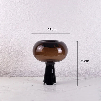 DecorBites™ Geometric Glass Vase Disc Flower Arranger Terrarium Home Decor Accessory