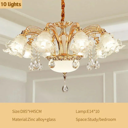Decorbites™ Kristall-Deckenleuchter für modernes Luxus-Wohnzimmer & Hotelfoyer