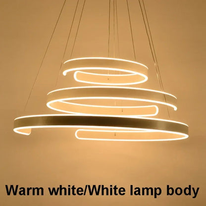 Decorbites™ Geometrische Kreisringe LED-Hängeleuchte