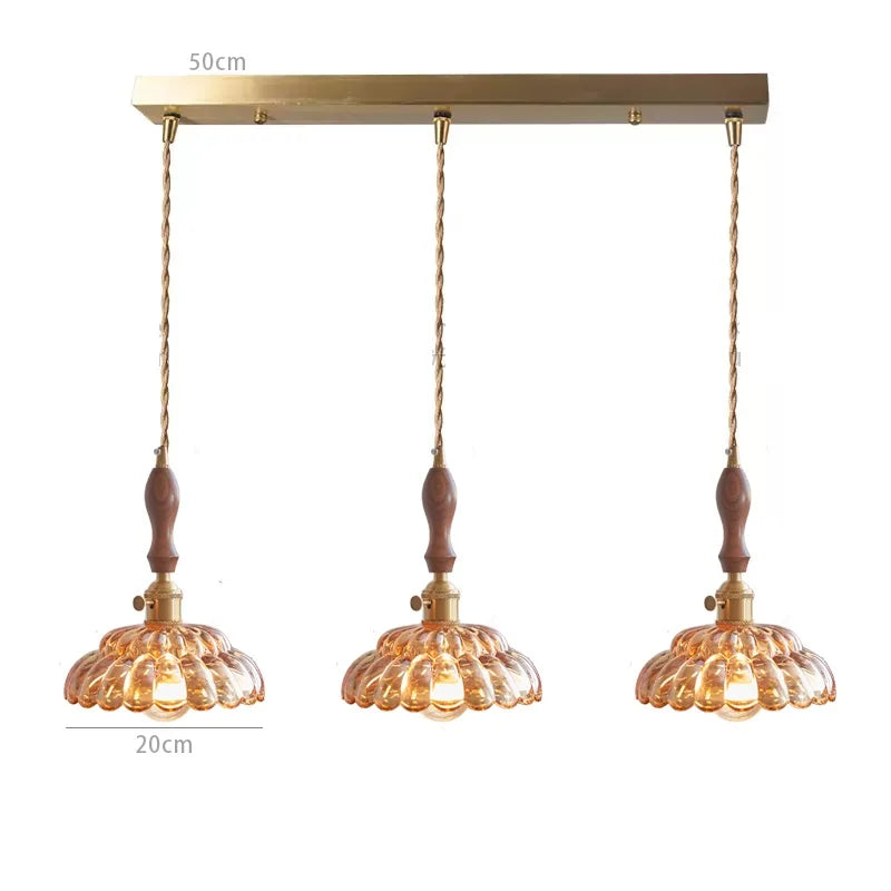 Glass Vintage Pendant Lamp