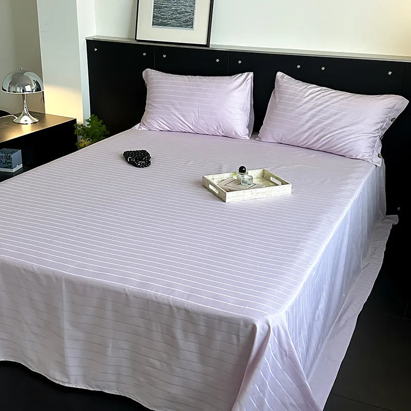 Cotton Satin Bed Sheet Set
