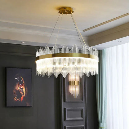 Decorbites™ Glasstab-LED-Hängeleuchter: Elegante Leuchte für die Einrichtung im Wohn-, Ess- und Schlafzimmer