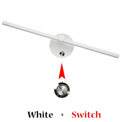 Decorbites™ Lineares LED-Wandleuchte für Waschtisch mit Schalter, 300° Drehung, 41 cm – Nordischer Minimalistischer Stil