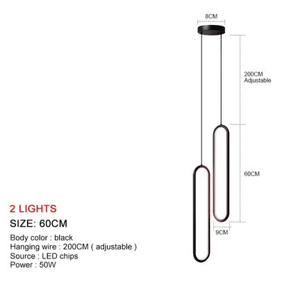 Decorbites™ LED-Kronleuchter: Moderne Pendelleuchten für Wohnzimmer und Esszimmer zur Heimdekoration