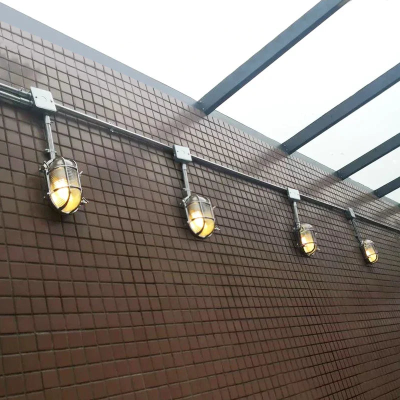 Decorbites™ Industrielle Außenwandlampe Wasserdichte LED-Wandlampe für Veranda Garten Balkon