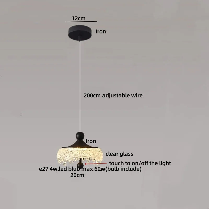 Decorbites™ Eisberg-Acrylic-Hängeleuchten: Moderne nordische LED-Hängeleuchte für die Hausdekoration