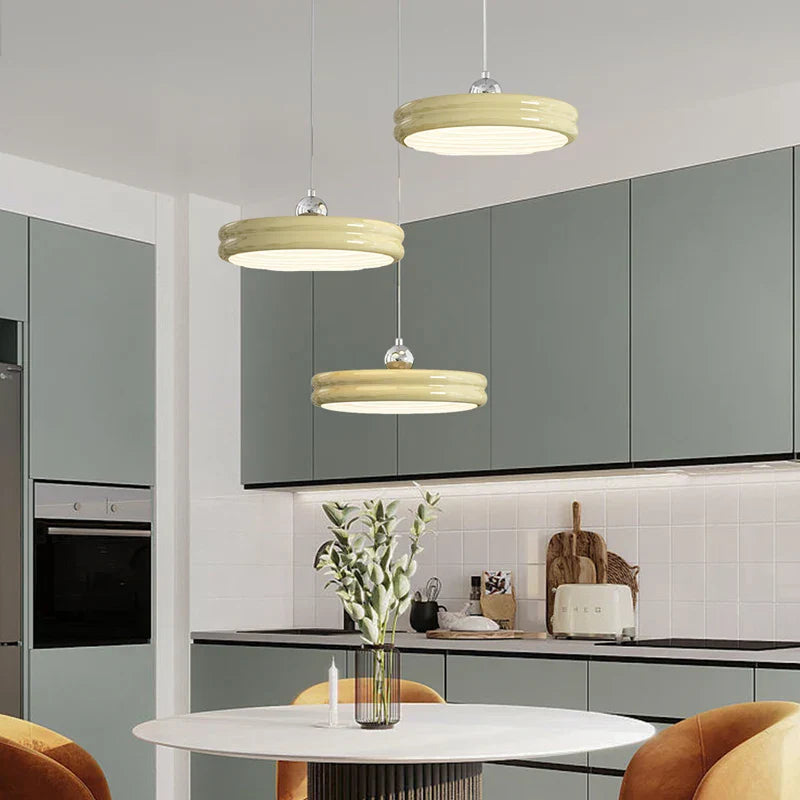Decorbites™ kreisförmige dimmbare Pendelleuchte moderne Kronleuchter für Esszimmer, Kücheninsel