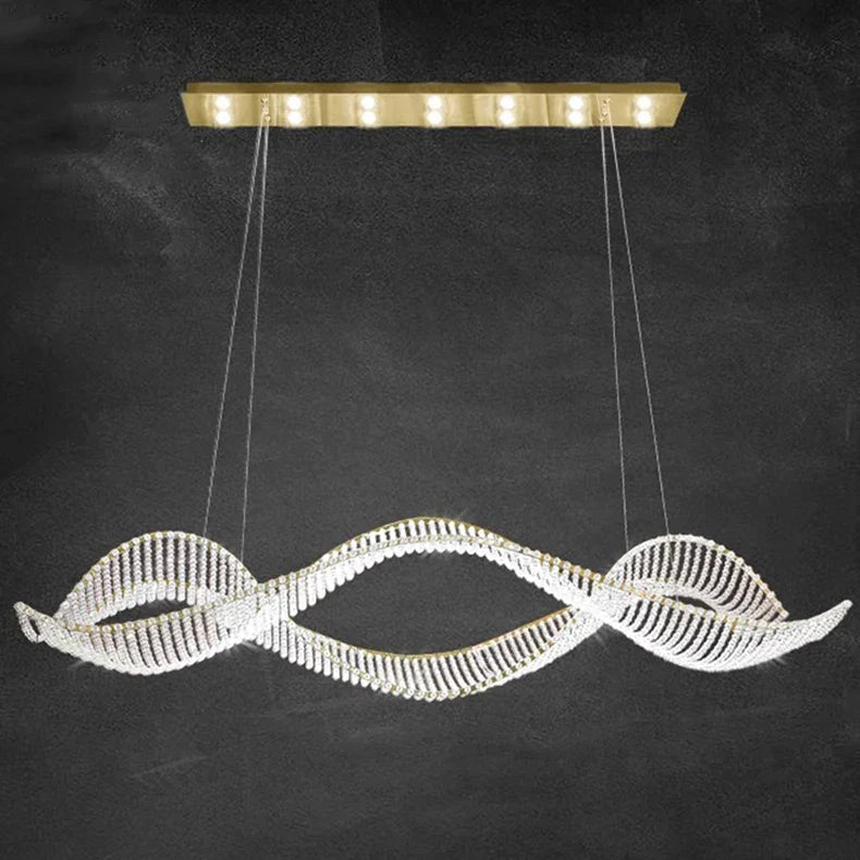 Copper LED Dining Chandelier