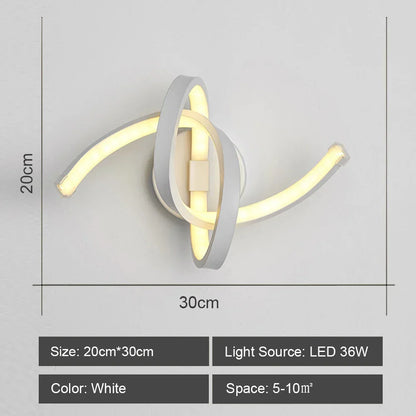 Decorbites™ LED Wandarmatur aus Acryl für Schlafzimmer und Flur, Stil einer Kronleuchter