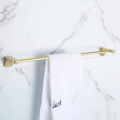 Decorbites™ Gold-Badmöbel-Set: Handtuchhalter, Regal, Papierhalter, Handtuchhalter, Toilettenbürstenhalter