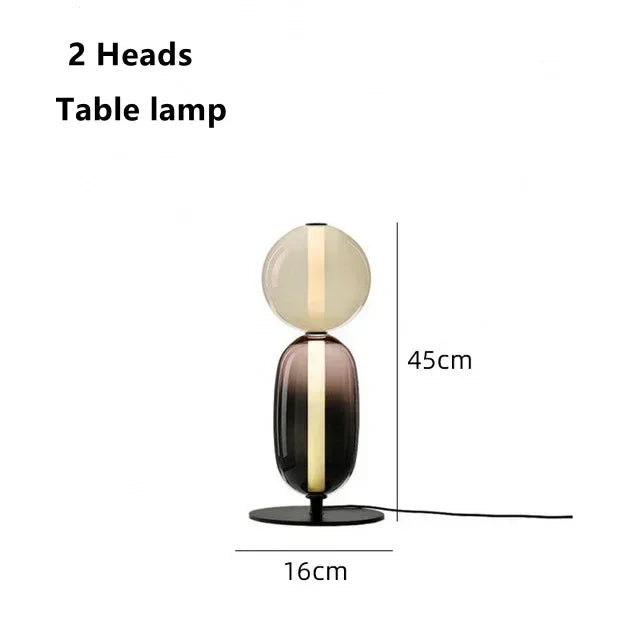 Decorbites™ Glasbodenleuchte LED Tischlampe – Italienisches Design Hohe Qualität