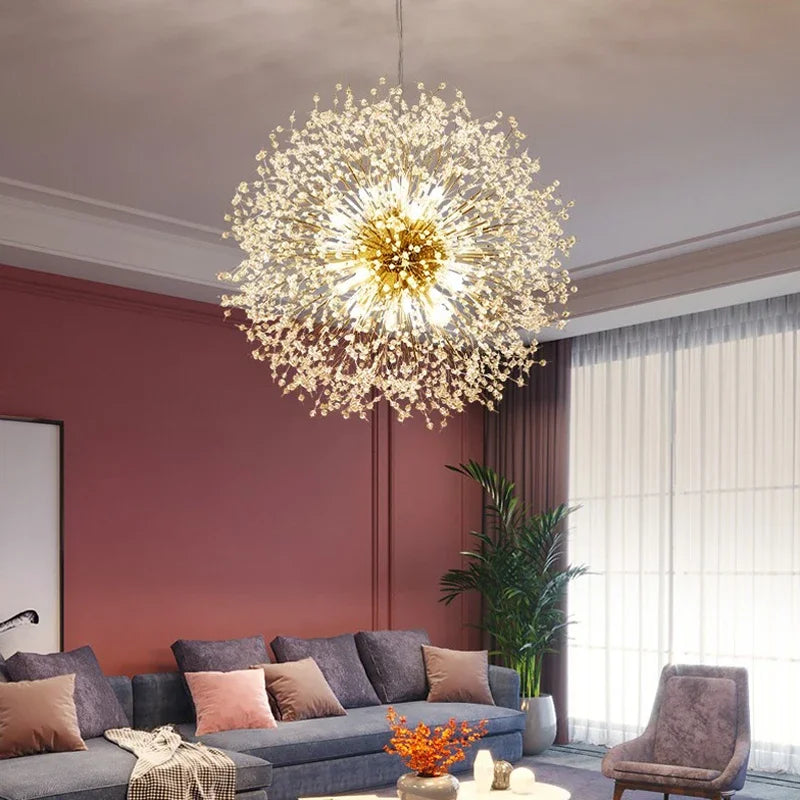 Decorbites™ Löwenzahn-Leuchter: Nordisches Dekor für Wohnzimmer, Schlafzimmer, Esszimmer & Laden-Hängeleuchte