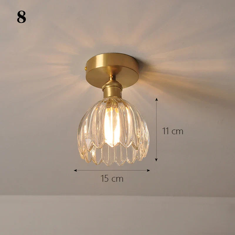 Decorbites™ Glas-Schirm-Hängeleuchte für Küchen-Gang-Schlafzimmer LED-Leuchten-Armaturen