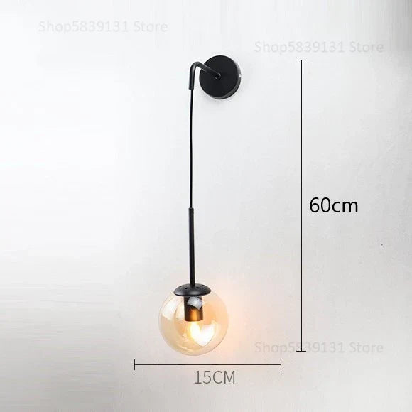 Decorbites™ Glas-Kugeln-Wandlampe – Nordisch-retro LED-Beleuchtungskörper