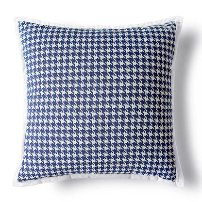 DecorBites™ Luxe Blue Tufted Pillowcase Embroidered Decor for Home Sofa 45x45cm 30x50cm