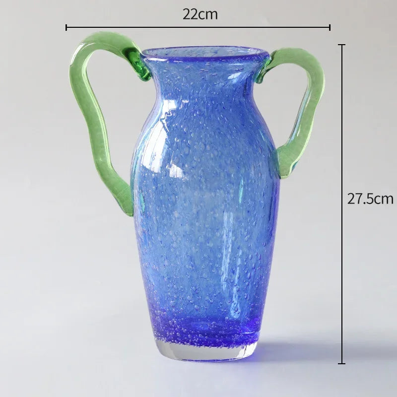 Decorbites™ Kreative Blasen-Glasvase Hydroponik Schreibtisch-Dekoration Künstliche Blumen Raumdekoration