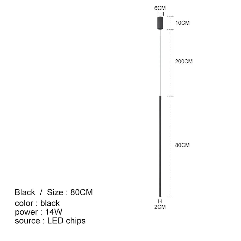 Decorbites™ LED-Leitungsleuchter: Nordische kreative Beleuchtung für Wohnzimmer & Schlafzimmer