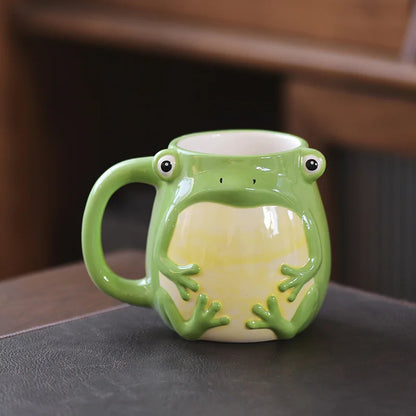Decorbites™ Süße Cartoon-Tier-Keramiktasse Kinder-Frühstücksbecher Weihnachtsgeschenk