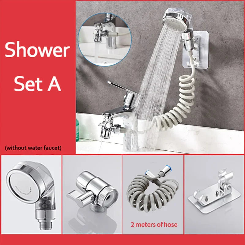 Decorbites™ Friseursalon-Shampoo-Adapter-Duschkopf | Hochdruck-Wassersparender Anionenfilter