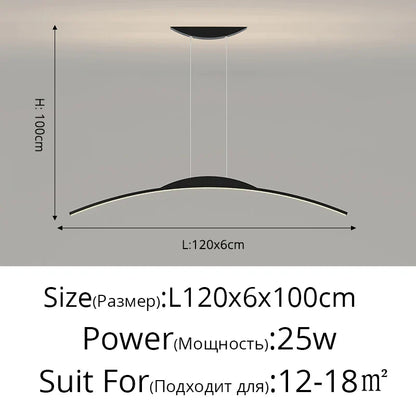 DecorBites™ LED Pendant Lamp - Minimalist Hanging Light for Dining Room & Home Decor
