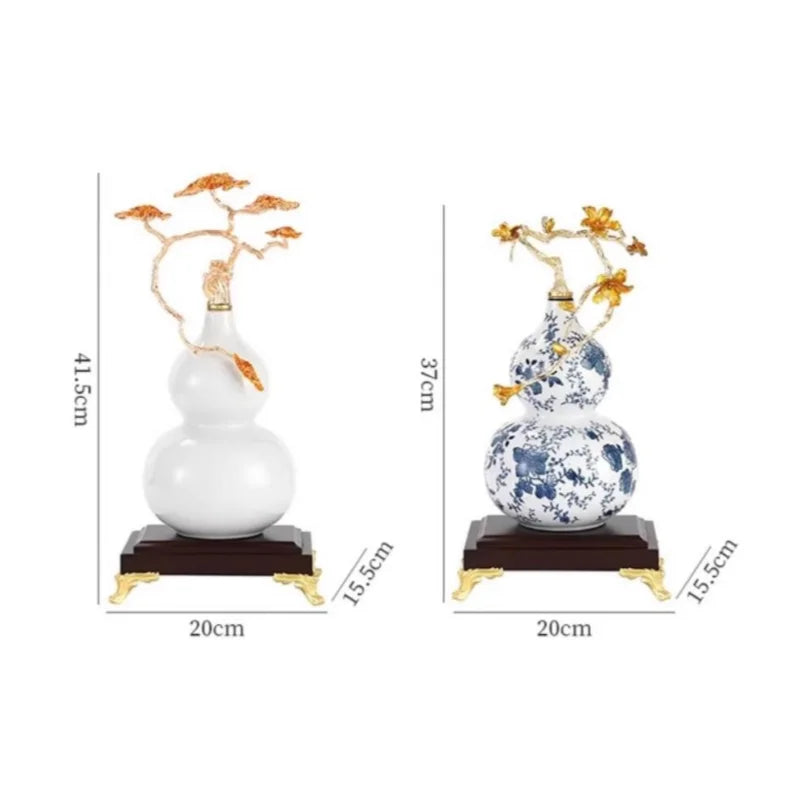 Decorbites™ Kürbis-Ornament Keramik-Handwerk Hausdekor-Zubehör