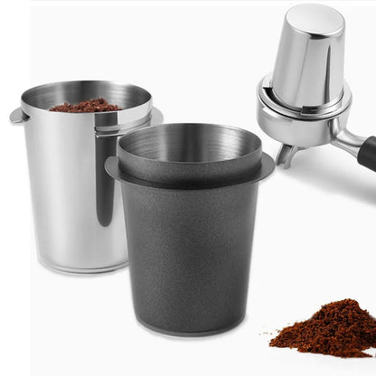 Decorbites™ Espressodosierbecher: Kaffeepulverzuführer & -verteiler für Espressomaschine
