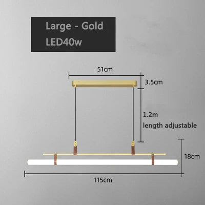 Decorbites™ Glasgürtel-Kronleuchter: Moderne LED-Beleuchtung für Innenräume in Restaurants & Büros