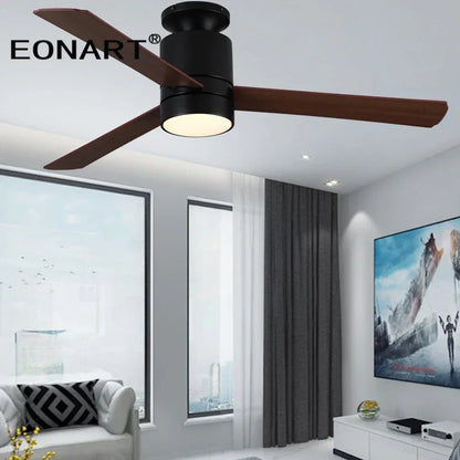Decorbites™ 40-Zoll-LED-Deckenventilator mit Fernbedienung – Modernes Design mit Sperrholzflügeln