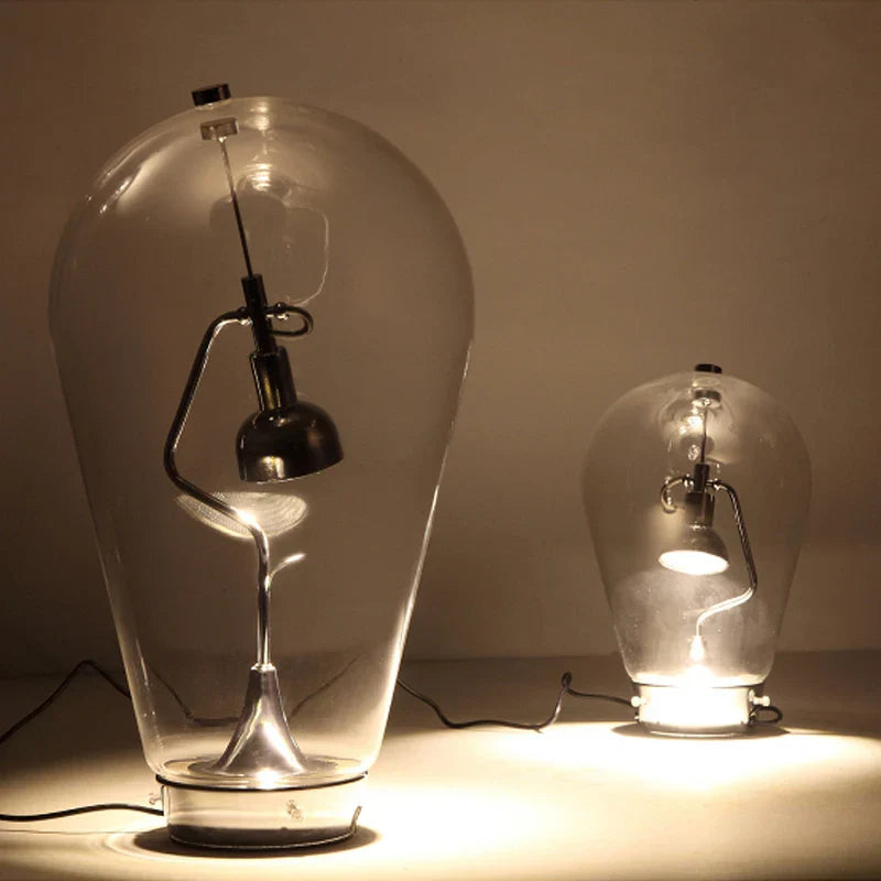 DecorBites™ Gravitational Chrome LED Table Lamp for Bedroom Study & Work