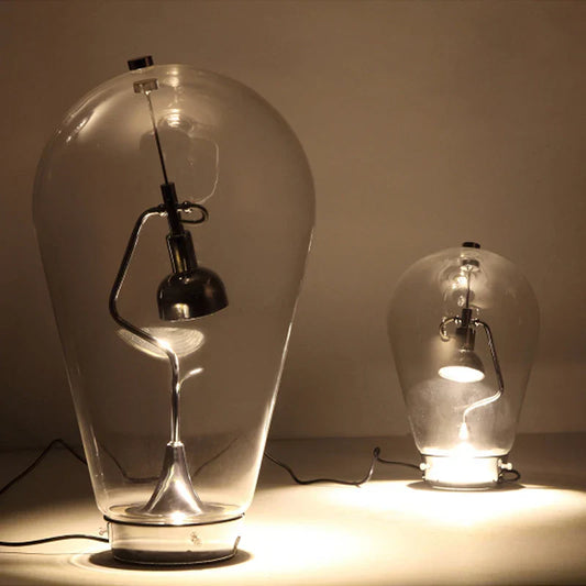 DecorBites™ Gravitational Chrome LED Table Lamp for Bedroom Study & Work