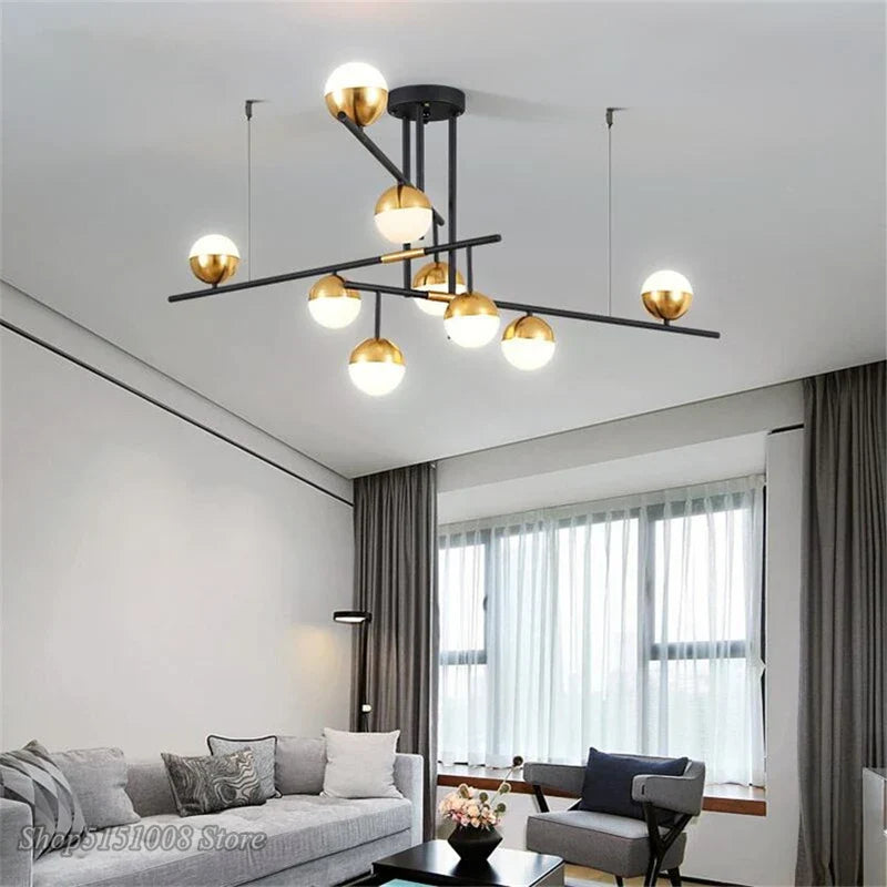 Decorbites™ Glas-Kugelleuchter Moderne LED-Hängeleuchte
