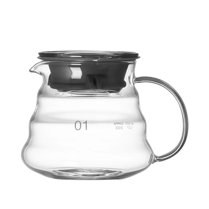 Decorbites™ Glas-Kaffeekocher: Handgefertigter Topf zum Teilen, Filterbecher und Teekanne