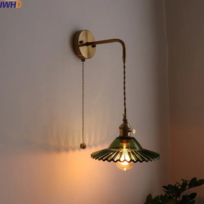 DecorBites™ LED Wall Lamps: Nordic Modern Style for Bedroom, Bathroom, Restaurant with Pull Chain Switch
