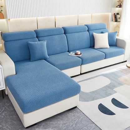 Decorbites™ Jacquard-Samt-Sofabezug - Polarfleece-Dehnbare Schoner