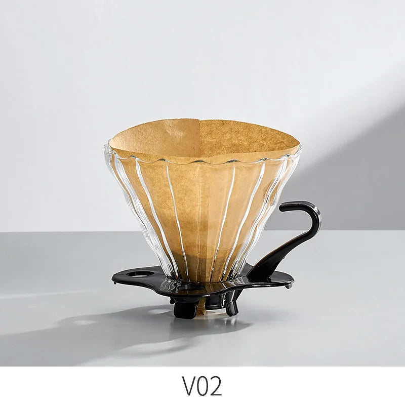Decorbites™ Glas-Kaffeekocher: Handgefertigter Topf zum Teilen, Filterbecher und Teekanne