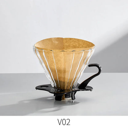 Decorbites™ Glas-Kaffeekocher: Handgefertigter Topf zum Teilen, Filterbecher und Teekanne